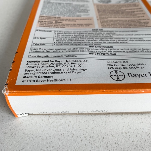 [Free If You Bundle $15+] *Only One Tube* Bayer Advantage II Flea Spot Treatment - Picture 6 of 6